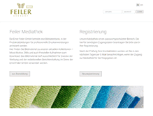Tablet Screenshot of feiler-mediathek.de